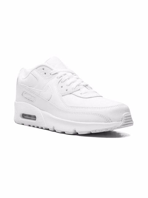 Nike Kids Air Max 90 leather sneakers