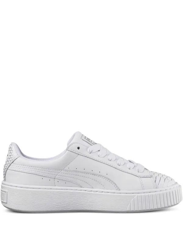 PUMA Platform Ocean Sneakers | White | FARFETCH HK