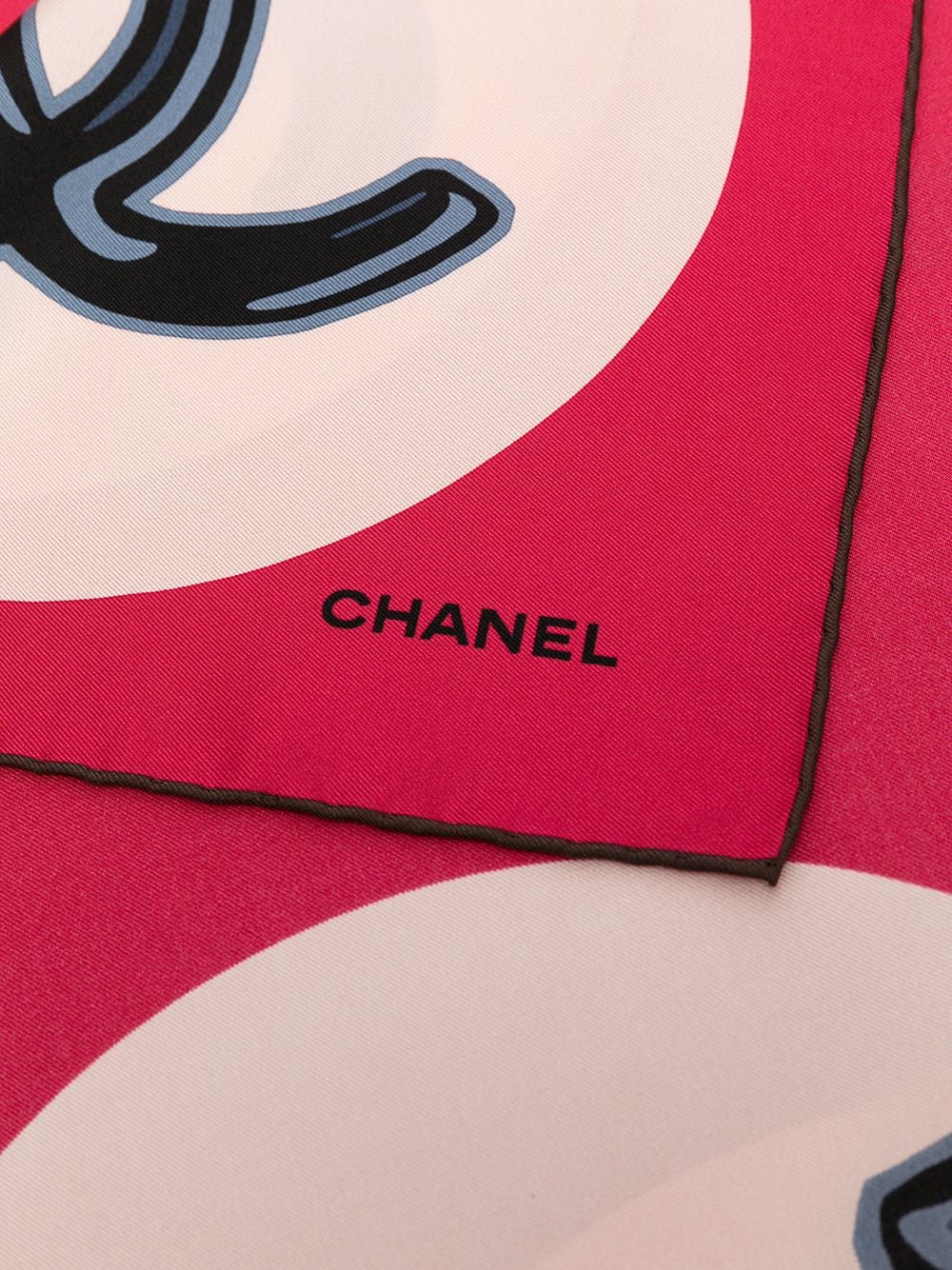 фото Chanel pre-owned шарф с логотипом cc