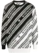 Image 1 of Givenchy chain logo-print knitted jumper