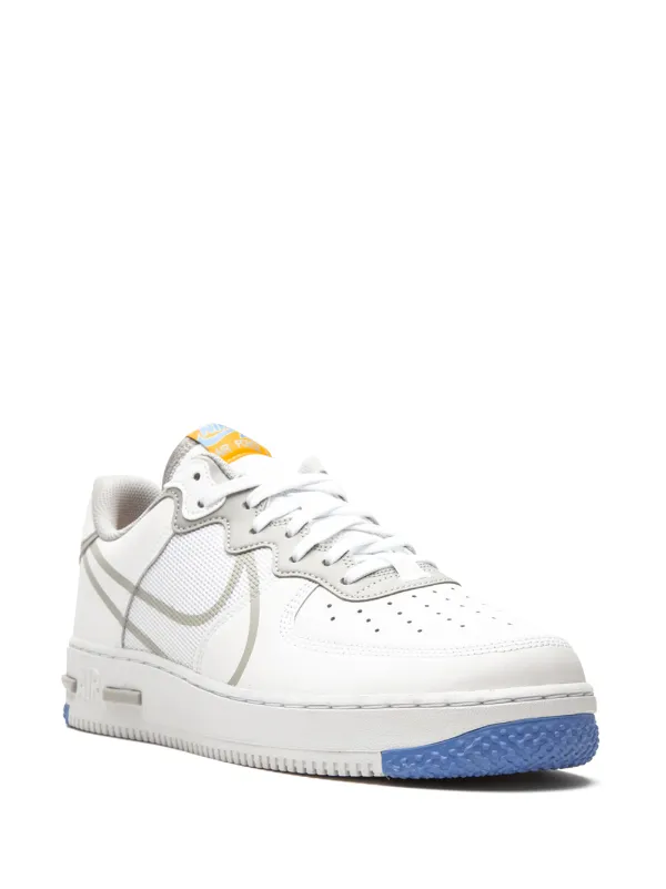 tênis nike air force 1 react light bone