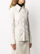Nanushka Blaine box-pleated top