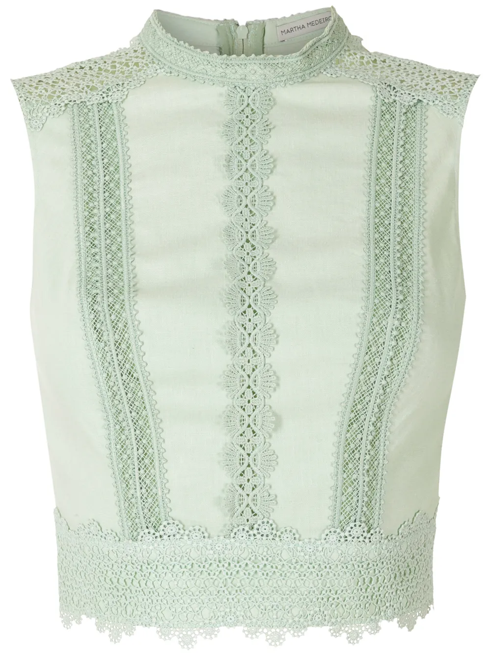 

Martha Medeiros Maitê cropped top - Green