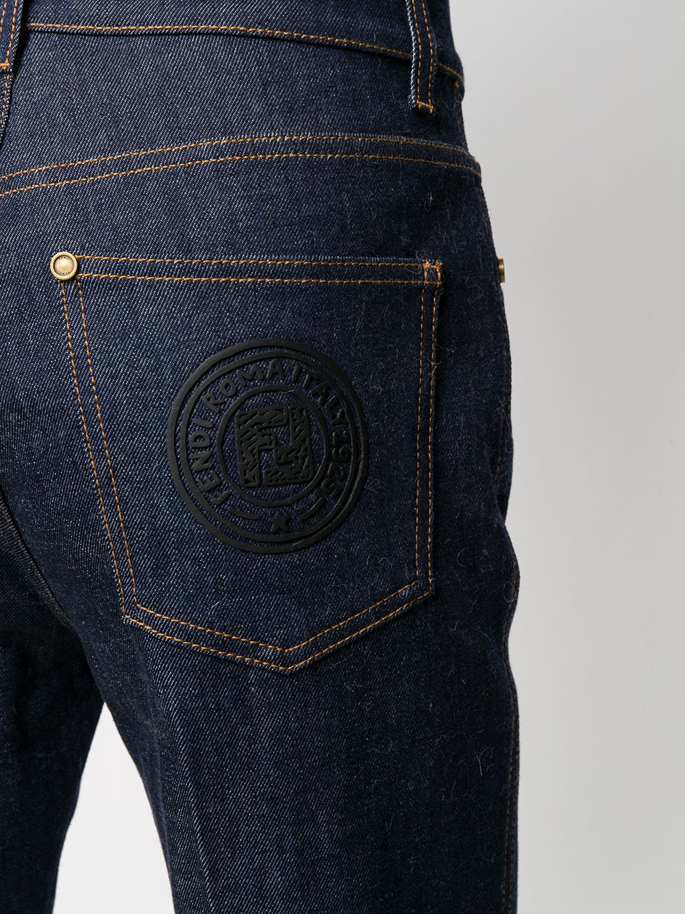 фото Fendi джинсы bootcut с завышенной талией