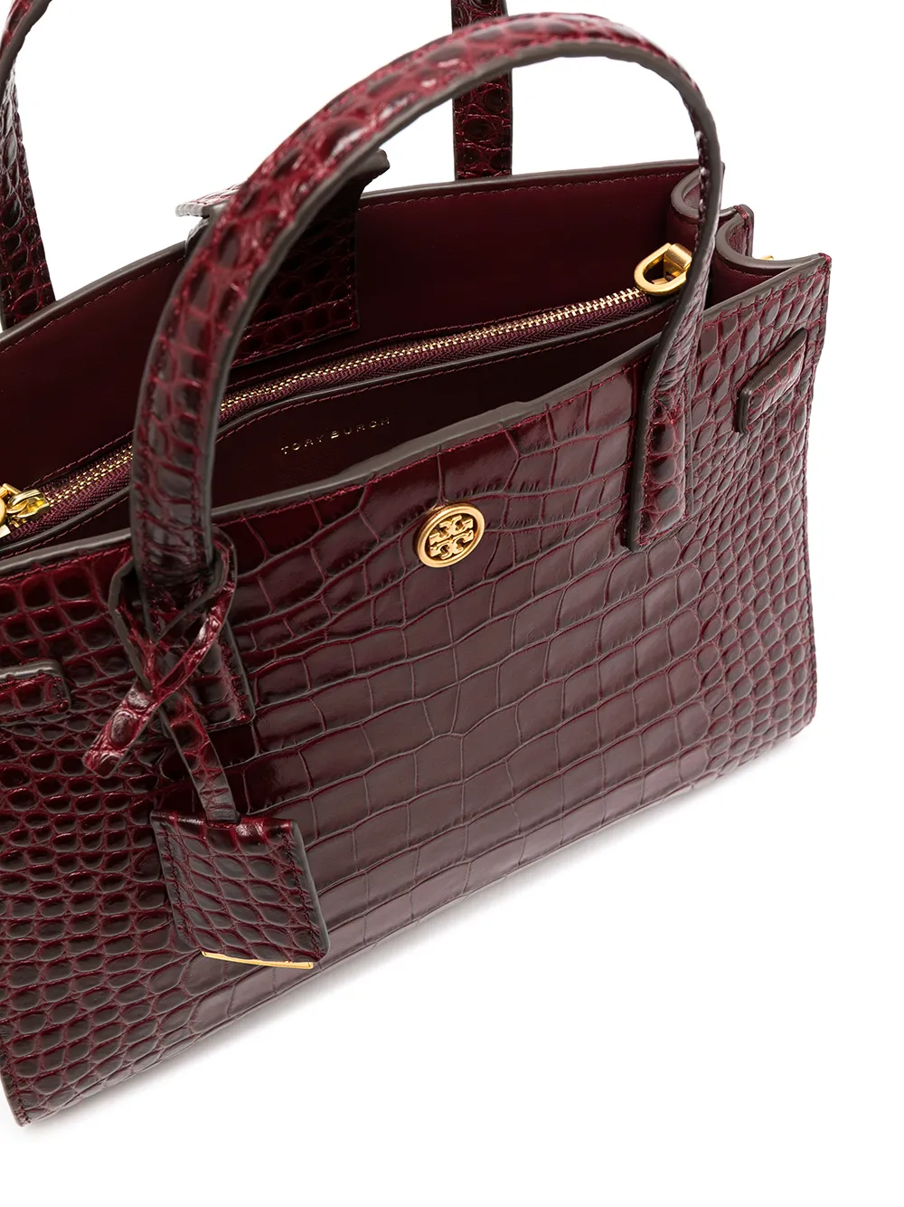 Tory Burch Walker Embossed Satchel Farfetch