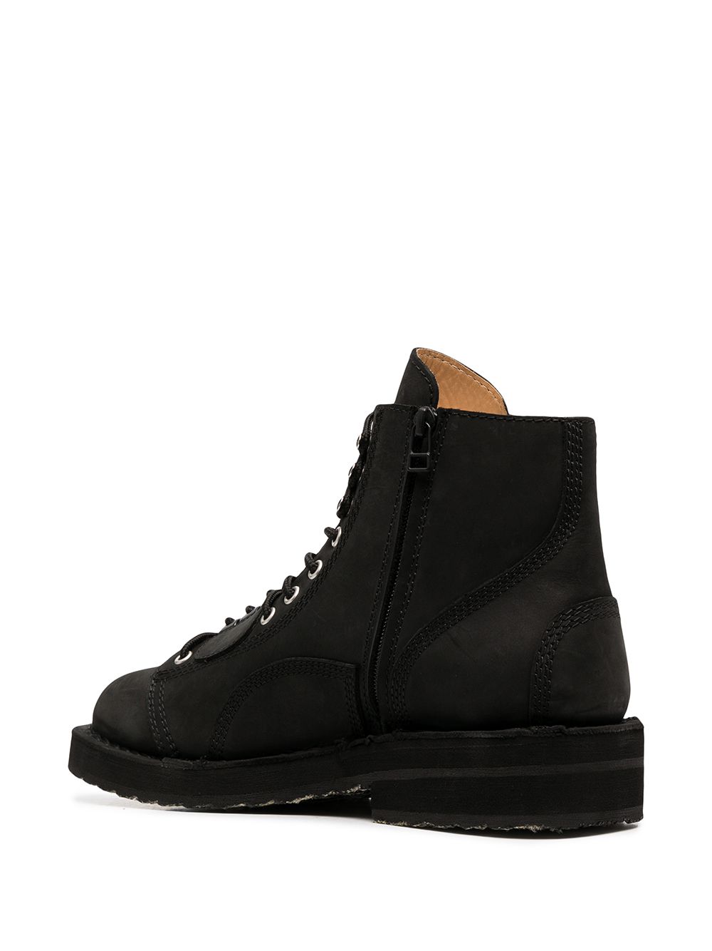 Yohji Yamamoto asymmetrical lace-up boots | Smart Closet