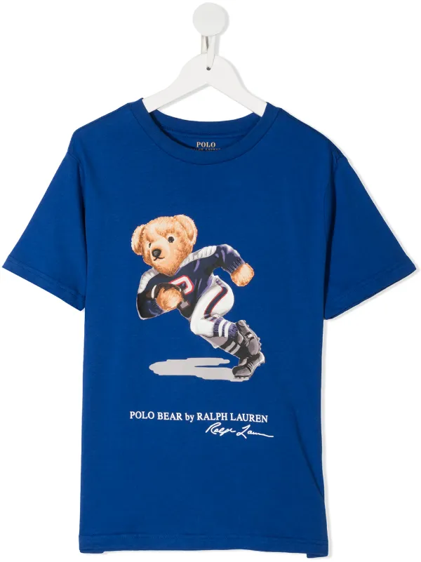 polo bear football t shirt