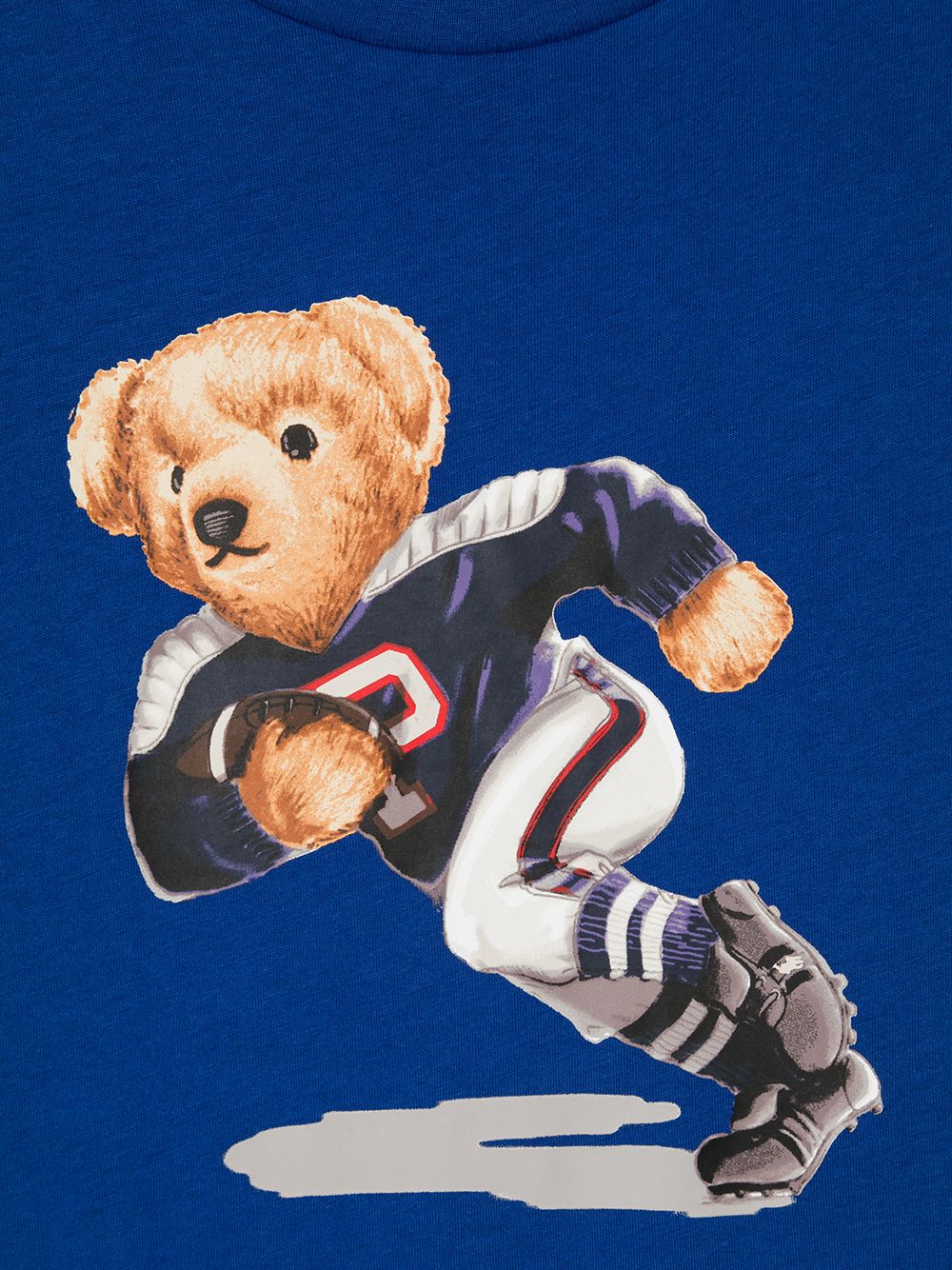 фото Ralph lauren kids футболка с принтом football bear