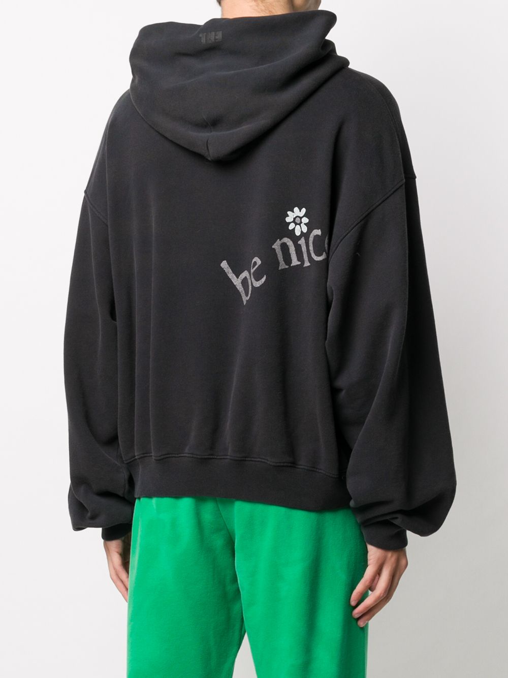 фото Erl slogan print hoodie