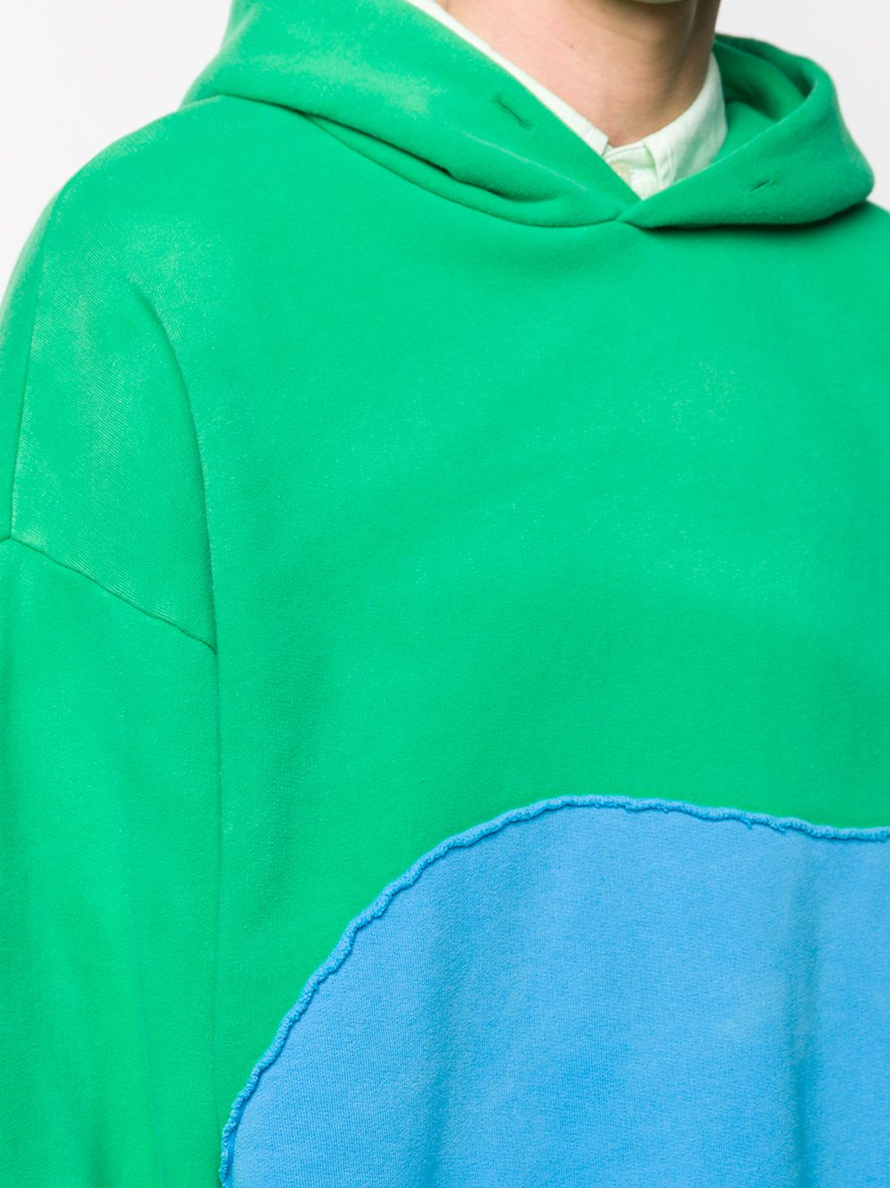 фото Erl two-tone abstract hoodie