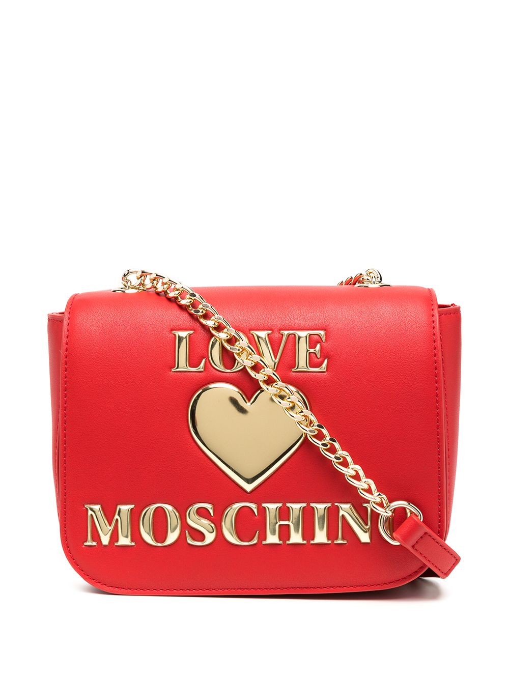 фото Love moschino сумка через плечо с металлическим декором