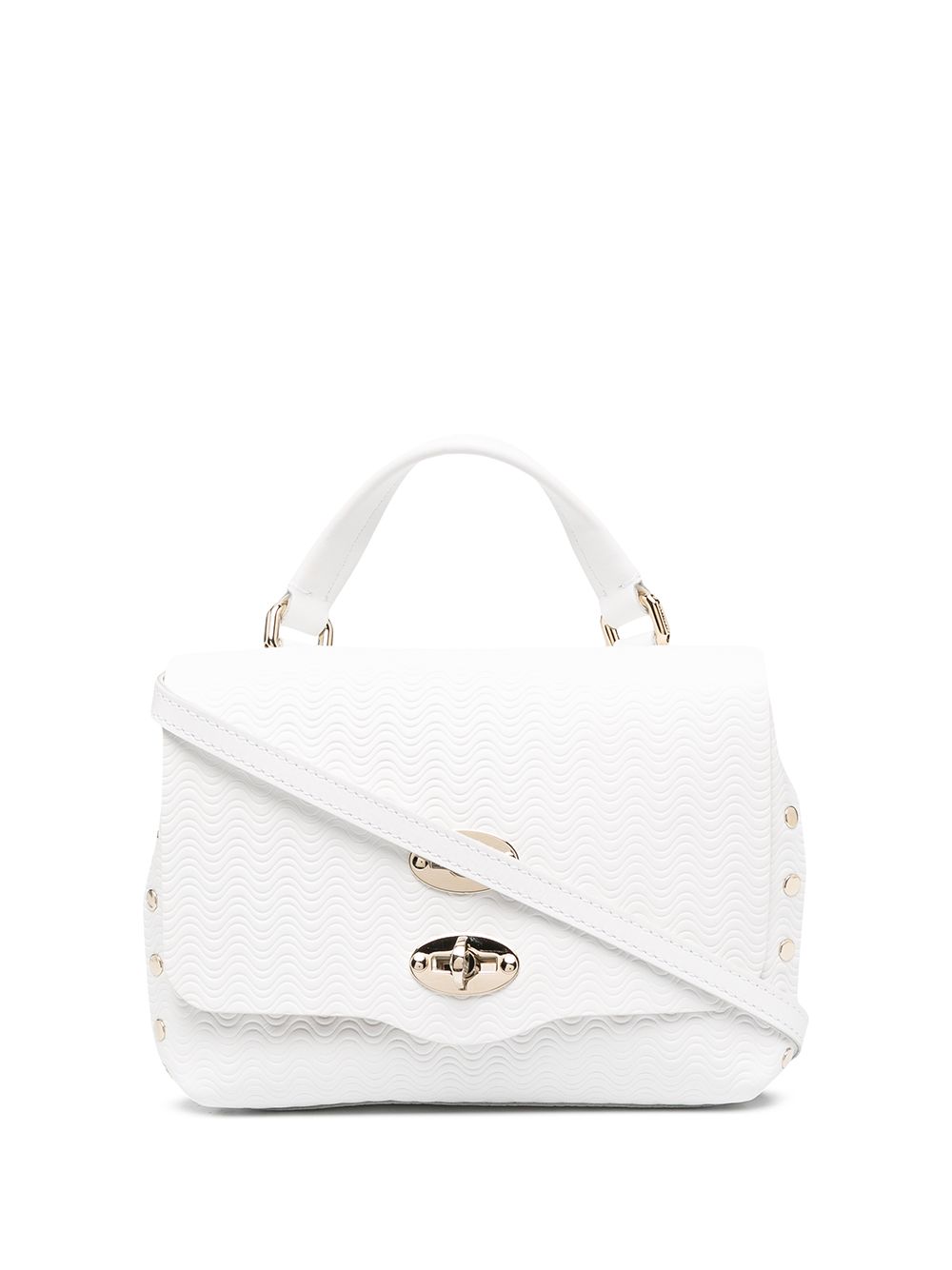 Zanellato Postina Mini Textured Tote Bag In White