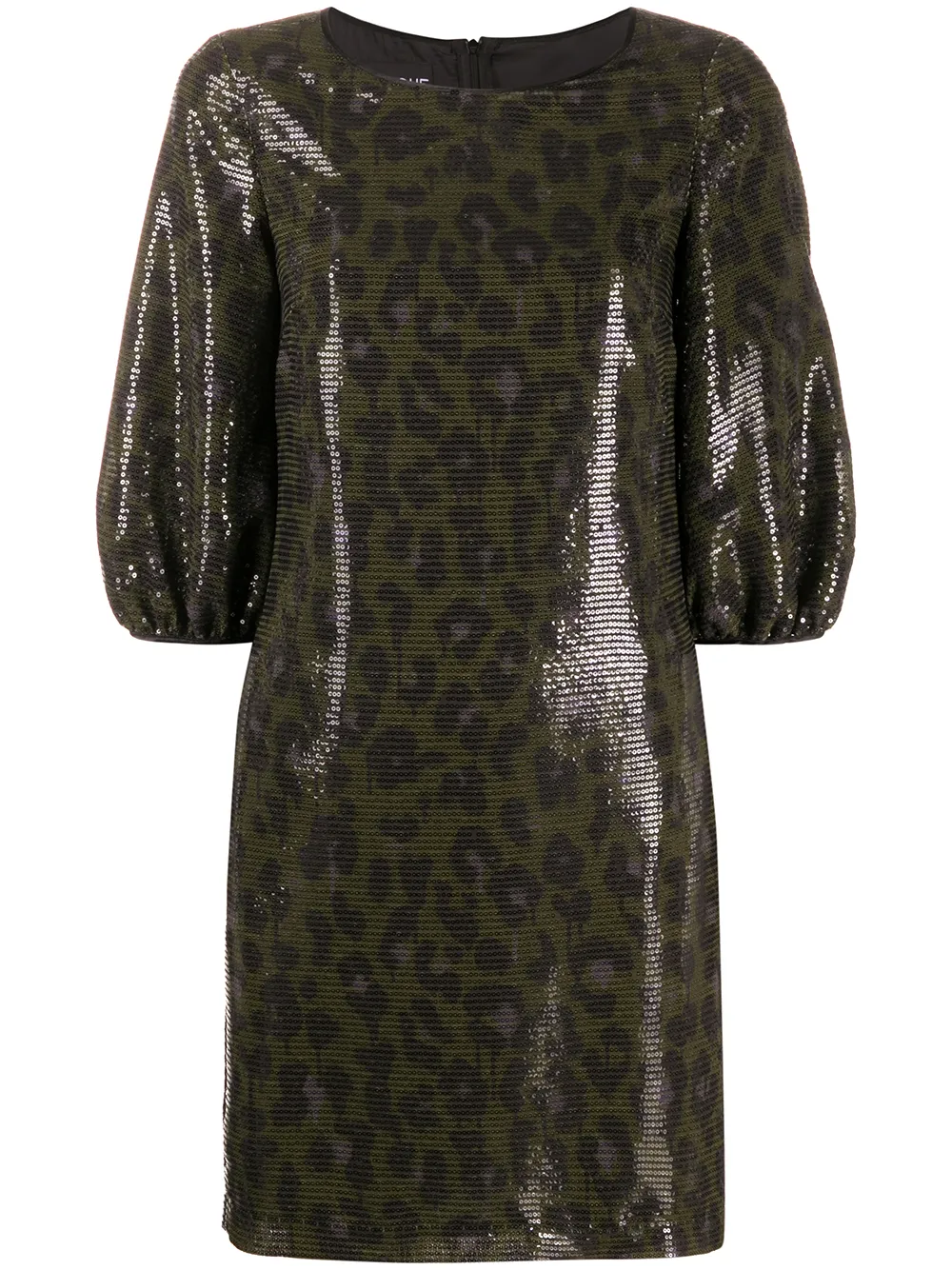 Click to view more detailed imagery on our partner's website Boutique Moschino Dress Moschino Boutique Dress In Animalier Sequins In Green