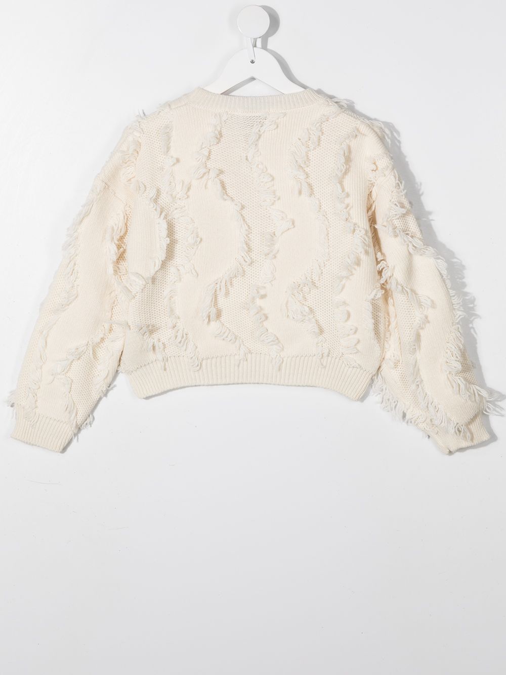 фото Mariuccia milano kids maglia textured-knit sweater