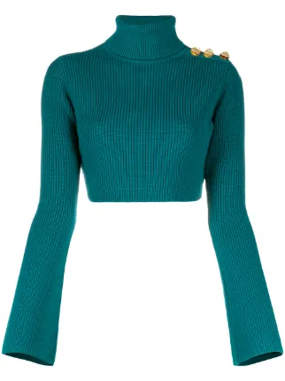 Elisabetta Franchi Maglione Corto a Collo Alto - Farfetch