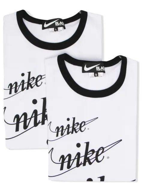 Black Comme Des Garçons x Nike print T-shirt