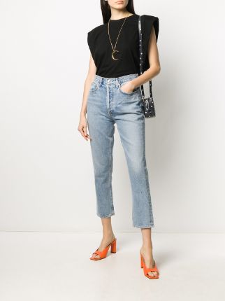 cropped skinny-fit jeans展示图