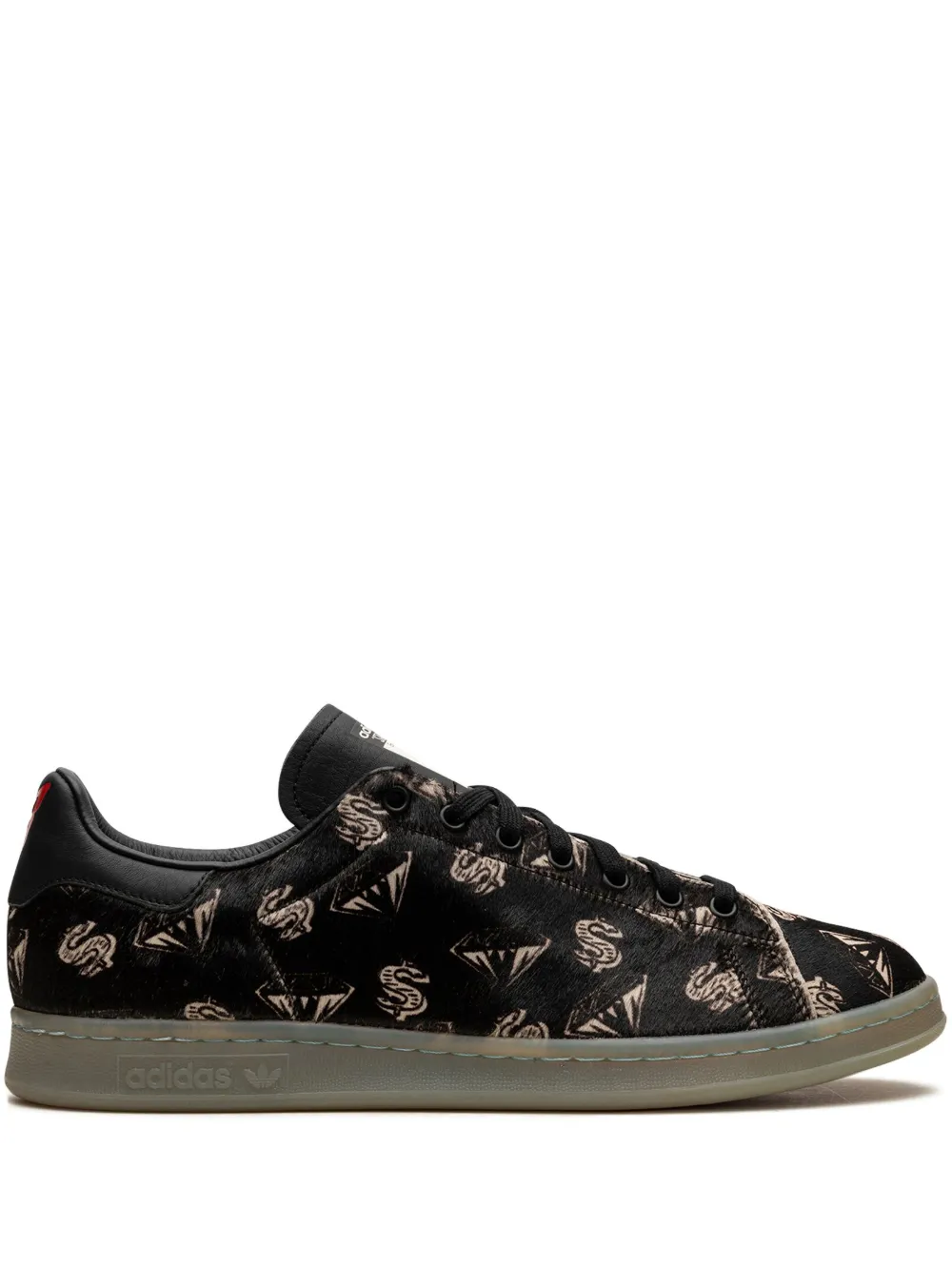 Adidas Originals x Pharrell Williams x Billionaire Club Stan Smith "black" sneakers met ponyhaar Zwart