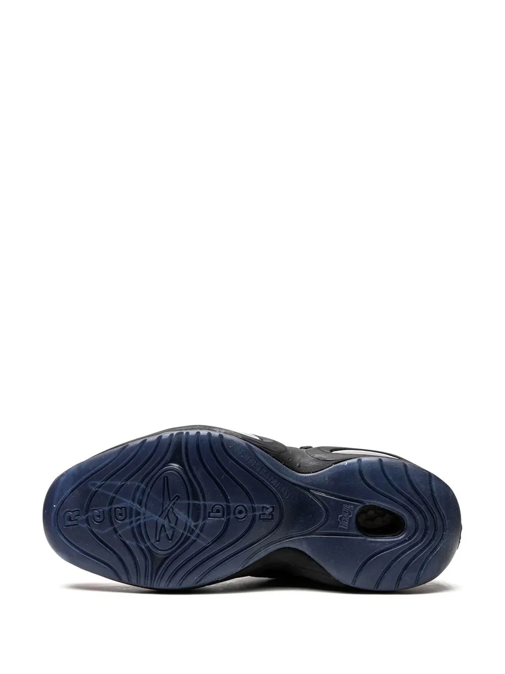 Shop Reebok Question Mid Packer Sneakers In Black