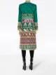 Alice+Olivia embroidered Linda coat