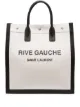 Image 1 of Saint Laurent logo print tote bag