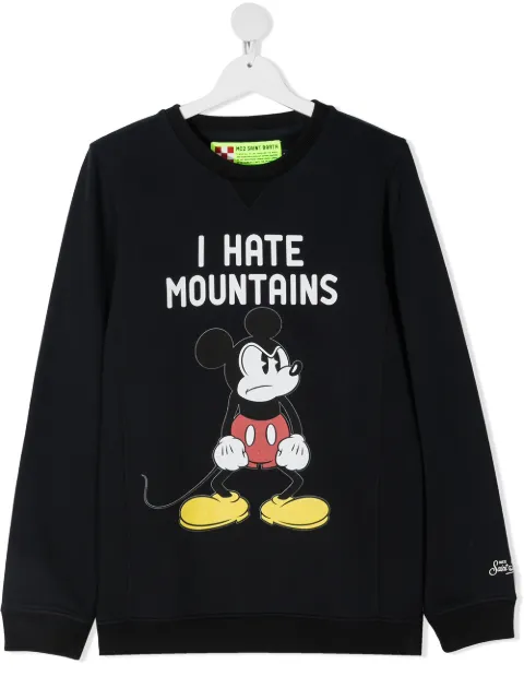 MC2 Saint Barth Kids TEEN Angry Mickey sweatshirt