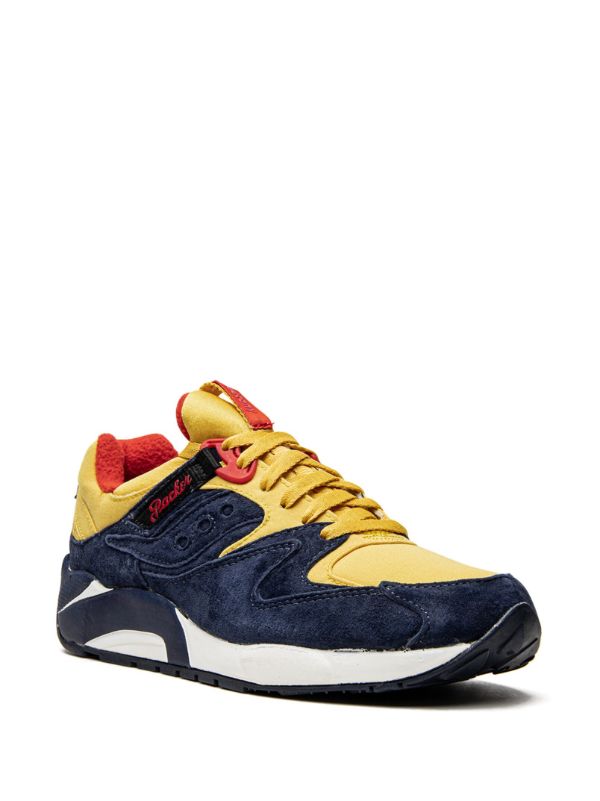 Saucony grid clearance 9000 red yellow