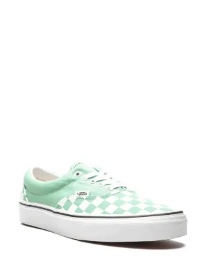 vans turquoise checkered