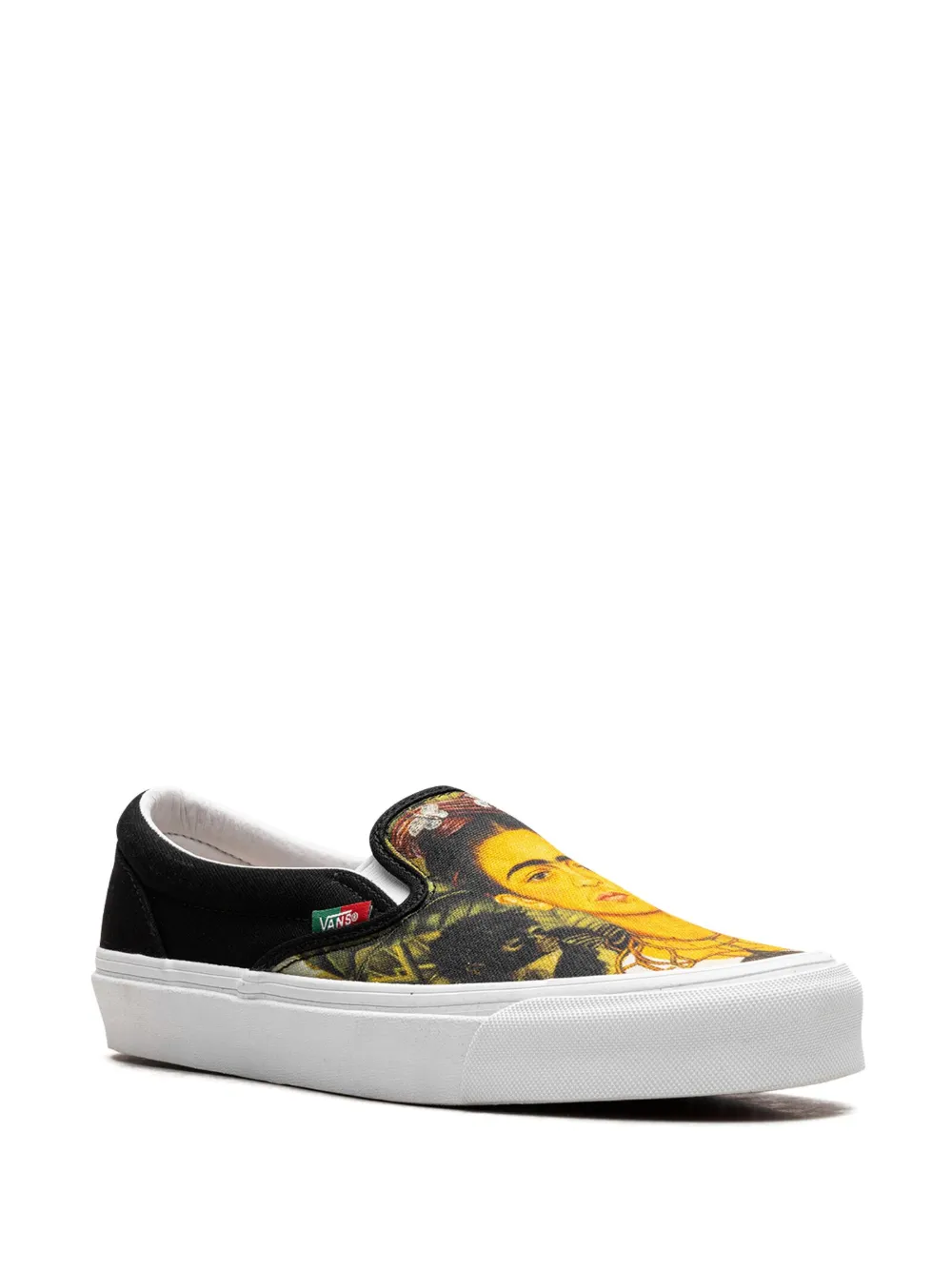 Vans x Frida Kahlo slip-on sneakers Zwart