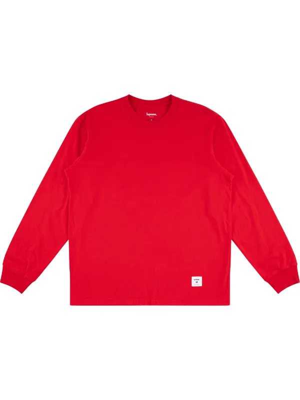 red supreme sweatshirt