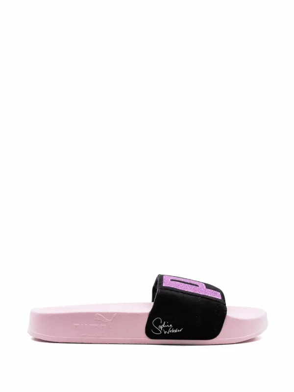 PUMA x Sophia Webster Leadcat Suede Slides Pink FARFETCH AO