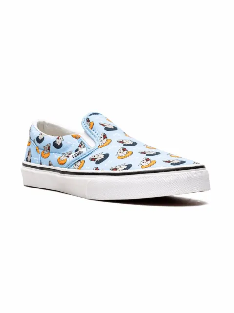 Vans Kids Classic Slip-On "Floatie Sharks" sneakers
