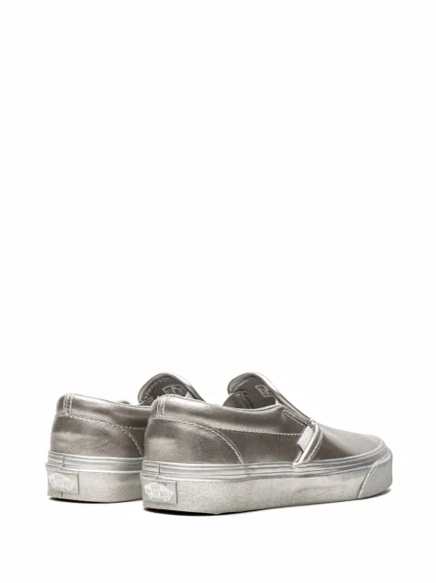 silver vans sneakers