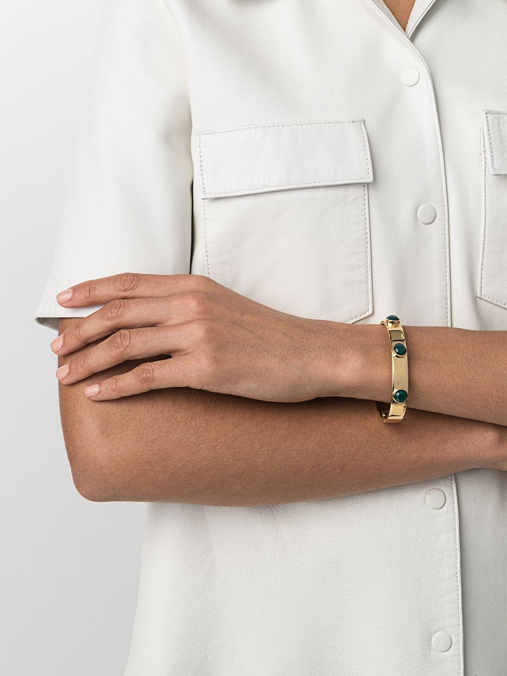 Shop Wouters & Hendrix Forget The Lady With The Bracelet Bangle In Gold