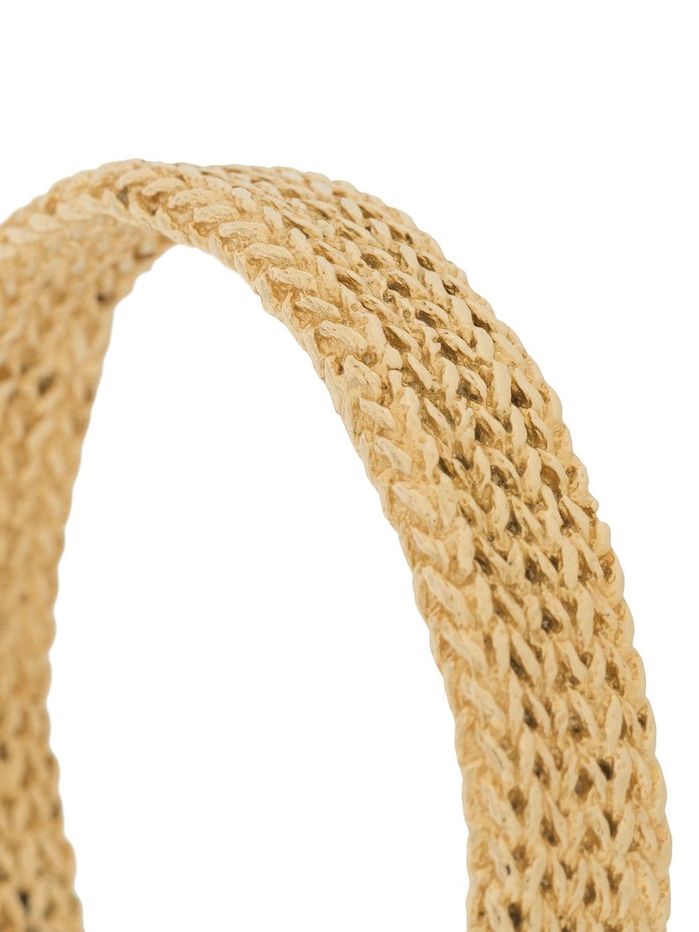 Shop Wouters & Hendrix Knit Texture Bracelet In Gold