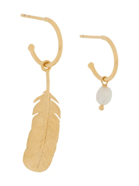 Wouters & Hendrix mixed pearl-detail earrings