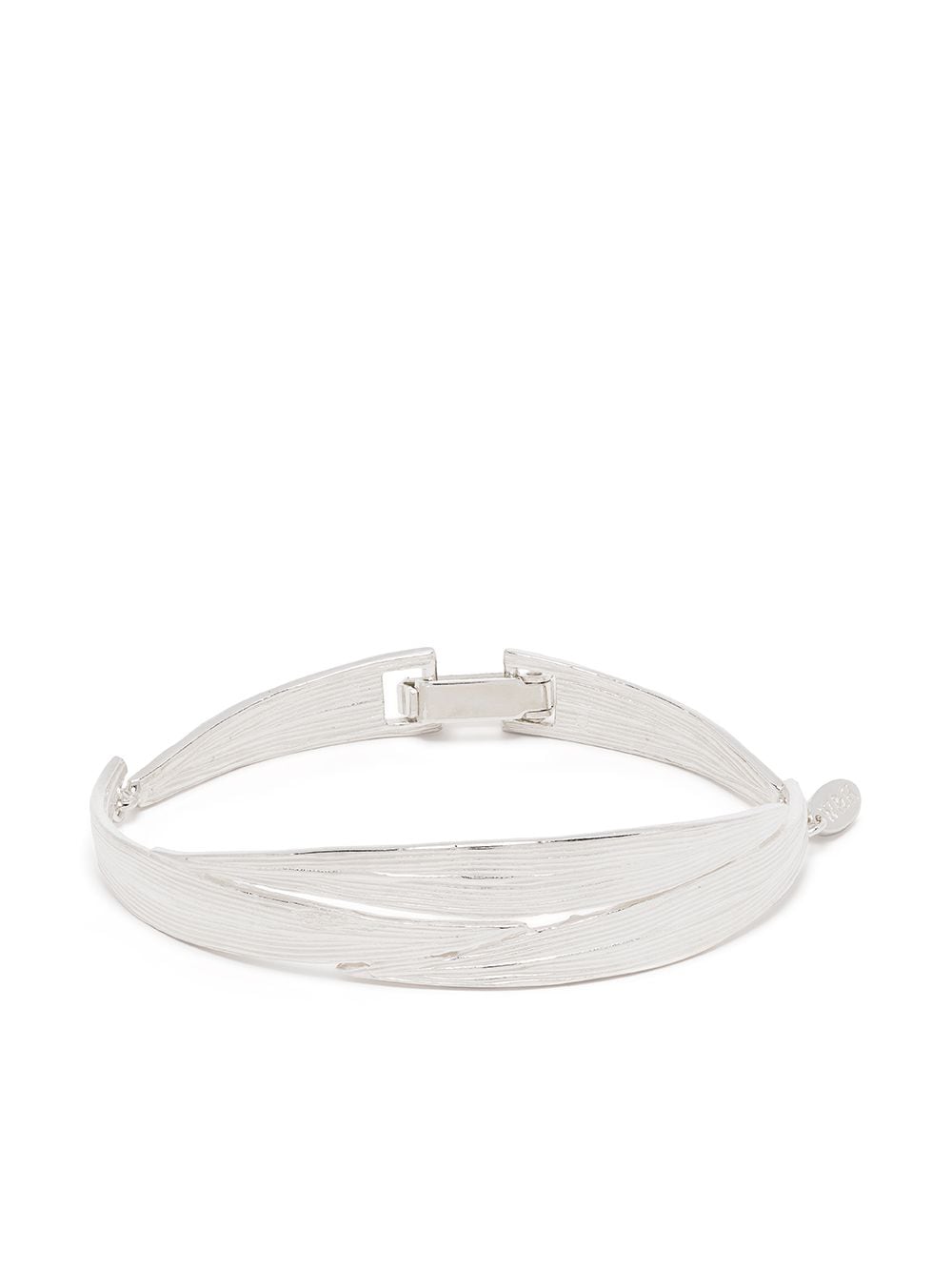 Wouters & Hendrix Voyages Naturalistes Bamboo Leaf Bracelet In Silver
