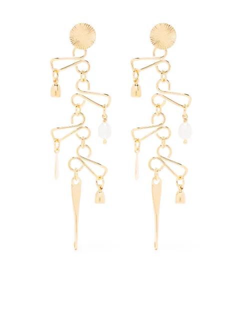 Wouters & Hendrix The Tell-Tale Heart pearl stud earrings