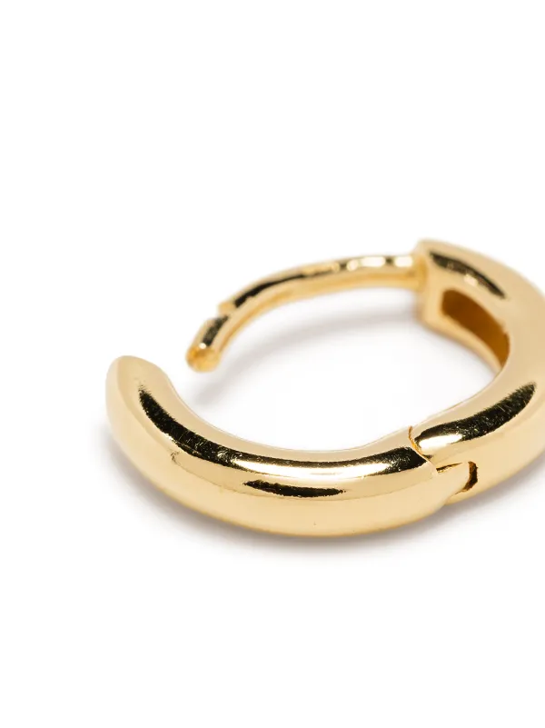 Gold plated sterling deals silver hoop earrings