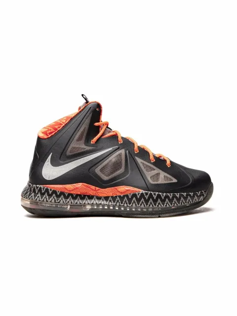 Nike Kids LeBron 10 high-top sneakers 