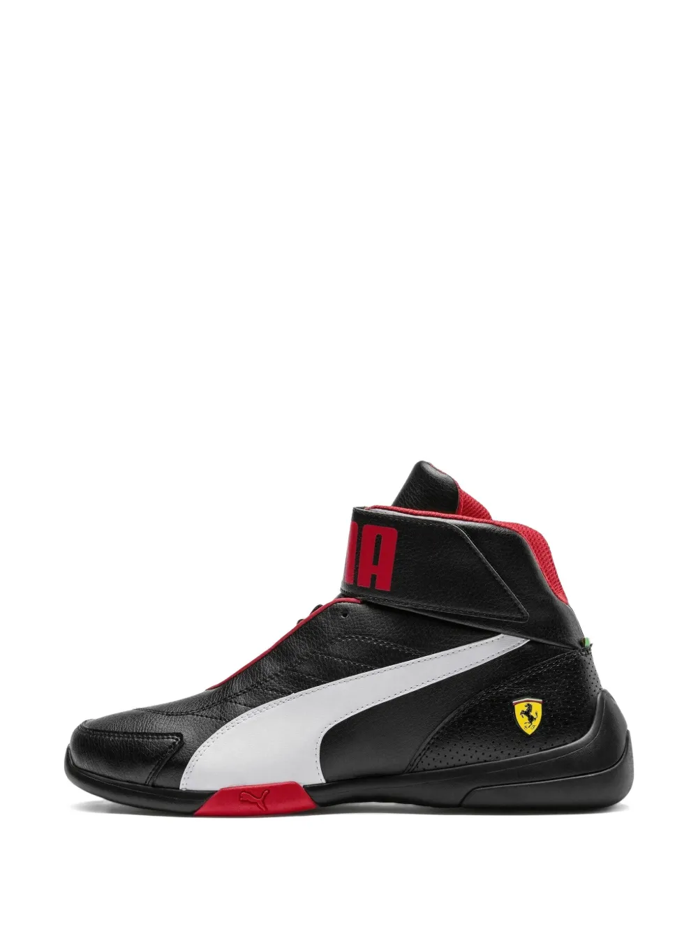PUMA x Ferrari Scuderia Kart Cat Mid sneakers Zwart