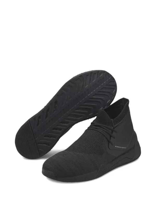 PUMA x Porsche Hybrid Evoknit Sneakers | Black | FARFETCH ID