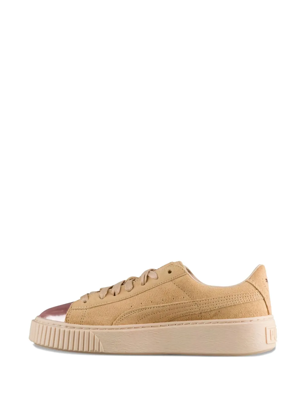 Puma Suede Platform Sneakers In Neutral