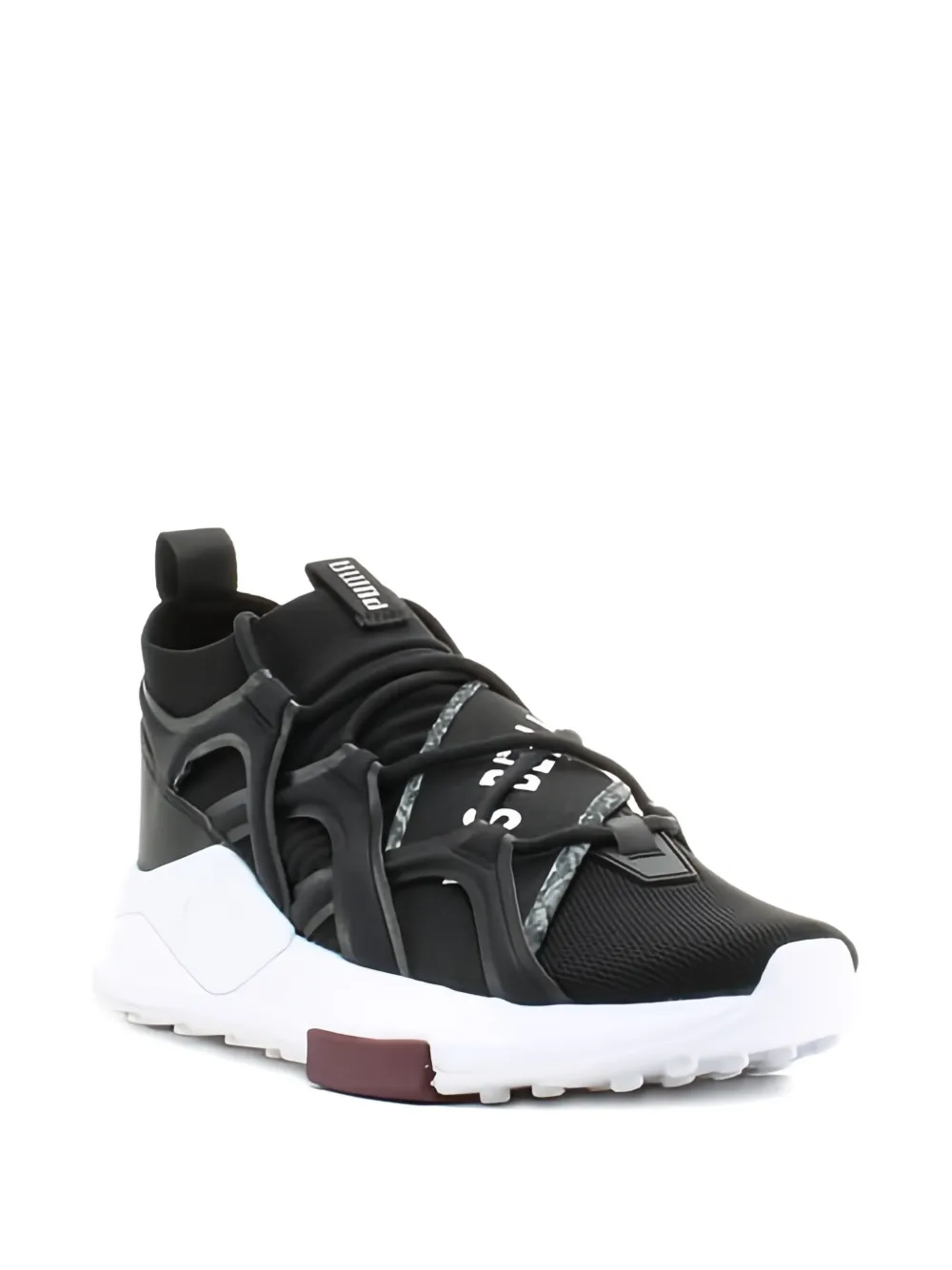Puma X Les Benjamins Shoku Lace-up Sneakers In Black