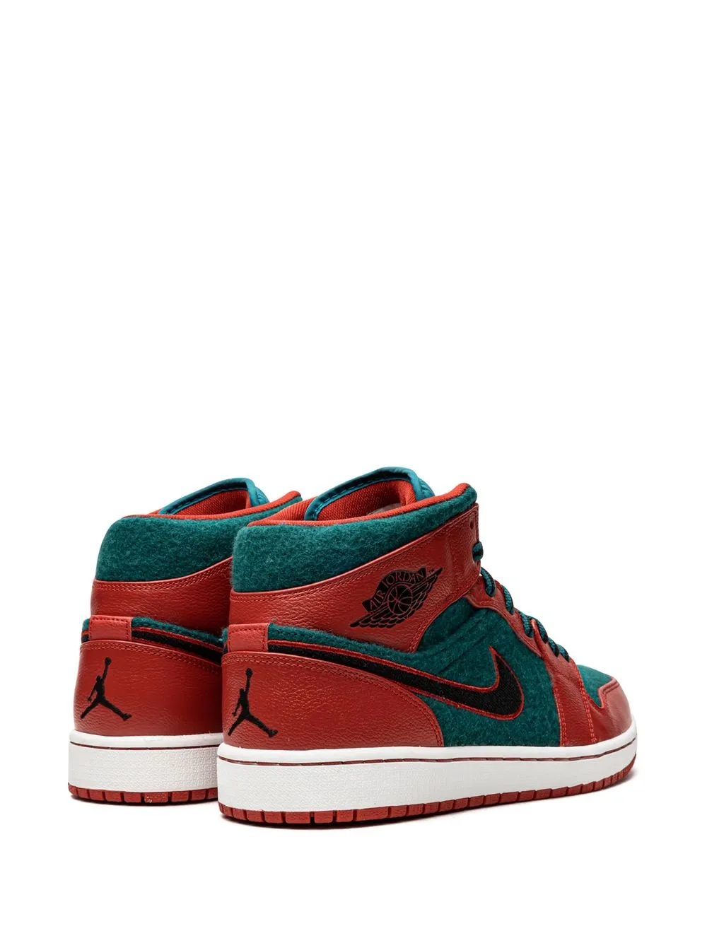 Jordan Air 1 mid-top sneakers Rood