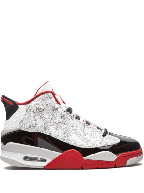 Jordan - Air Jordan Dub Zero White/Black/Varsity Red sneakers