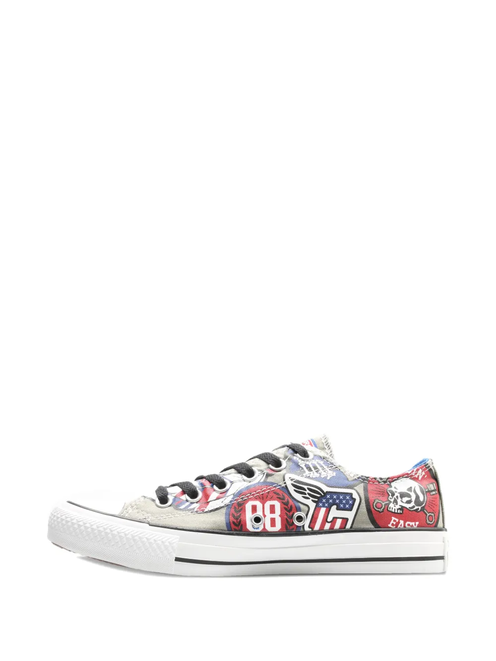 Converse Chuck Taylor Patchwork-print Low Sneakers In Multi