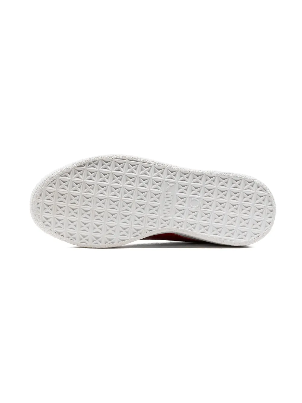 Puma Clyde Core L Foil Sneakers In White