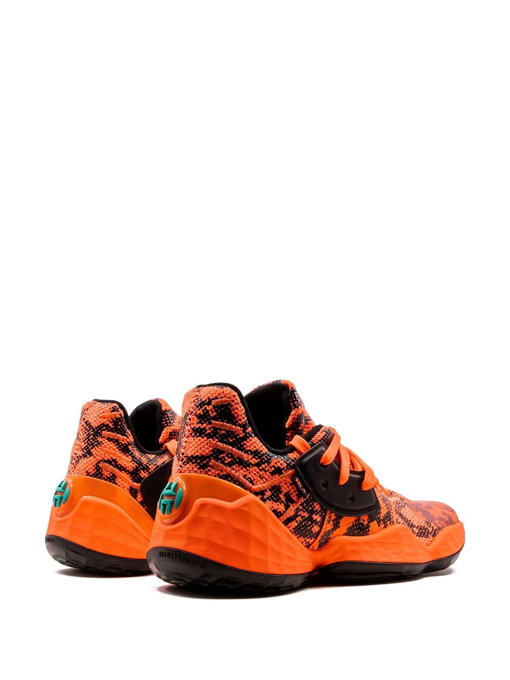 Shop Adidas Originals Harden Vol.4 Sneakers In Orange