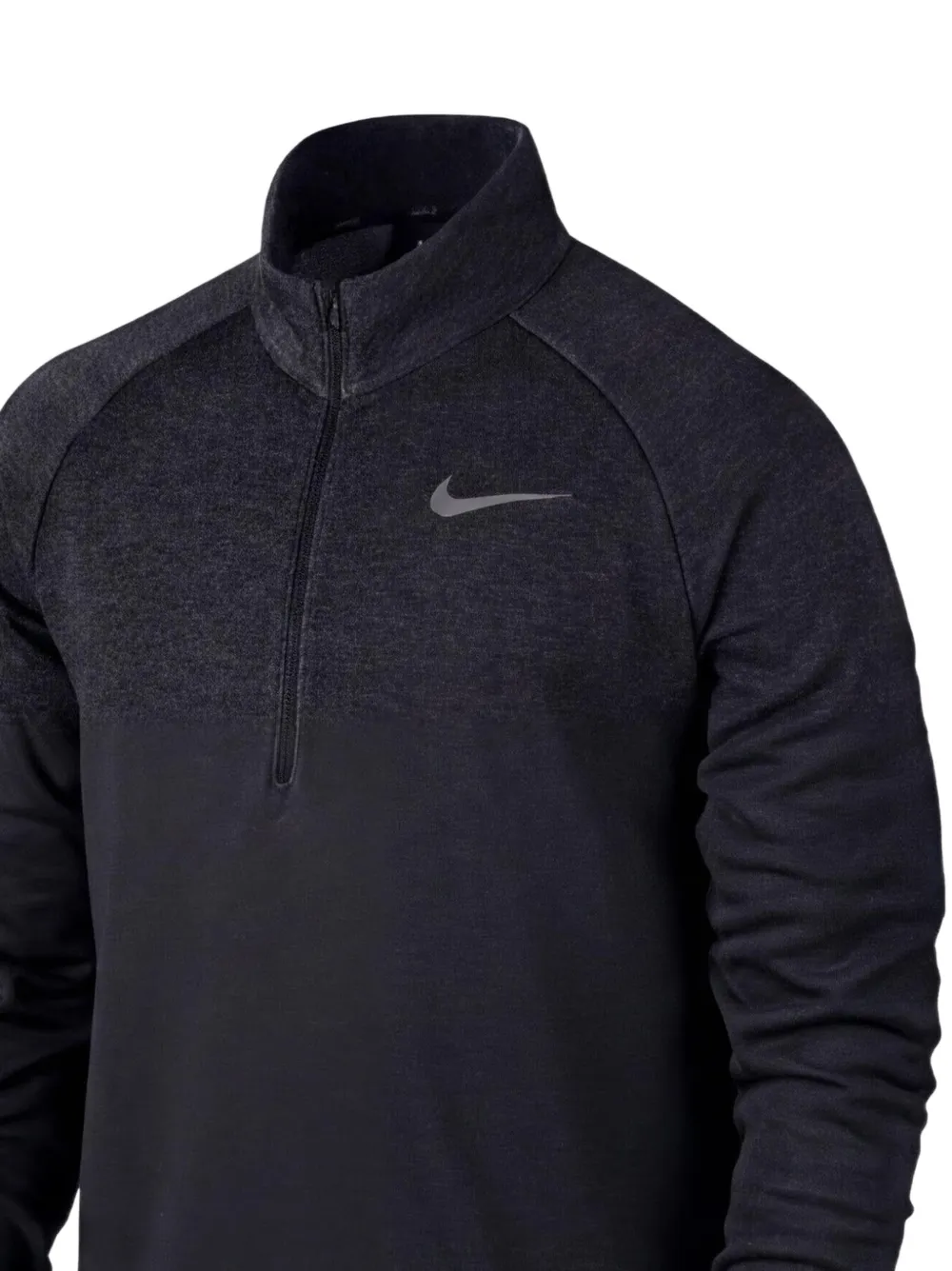 Nike Sweater met halve rits Zwart